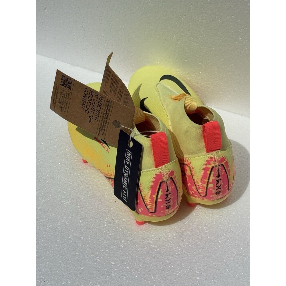 Nike Boys Cleats Shoes Sz 1Y Superfly 10 Acad KM FGMG Lt Laser Orange HF3417 800 - Picture 8 of 15